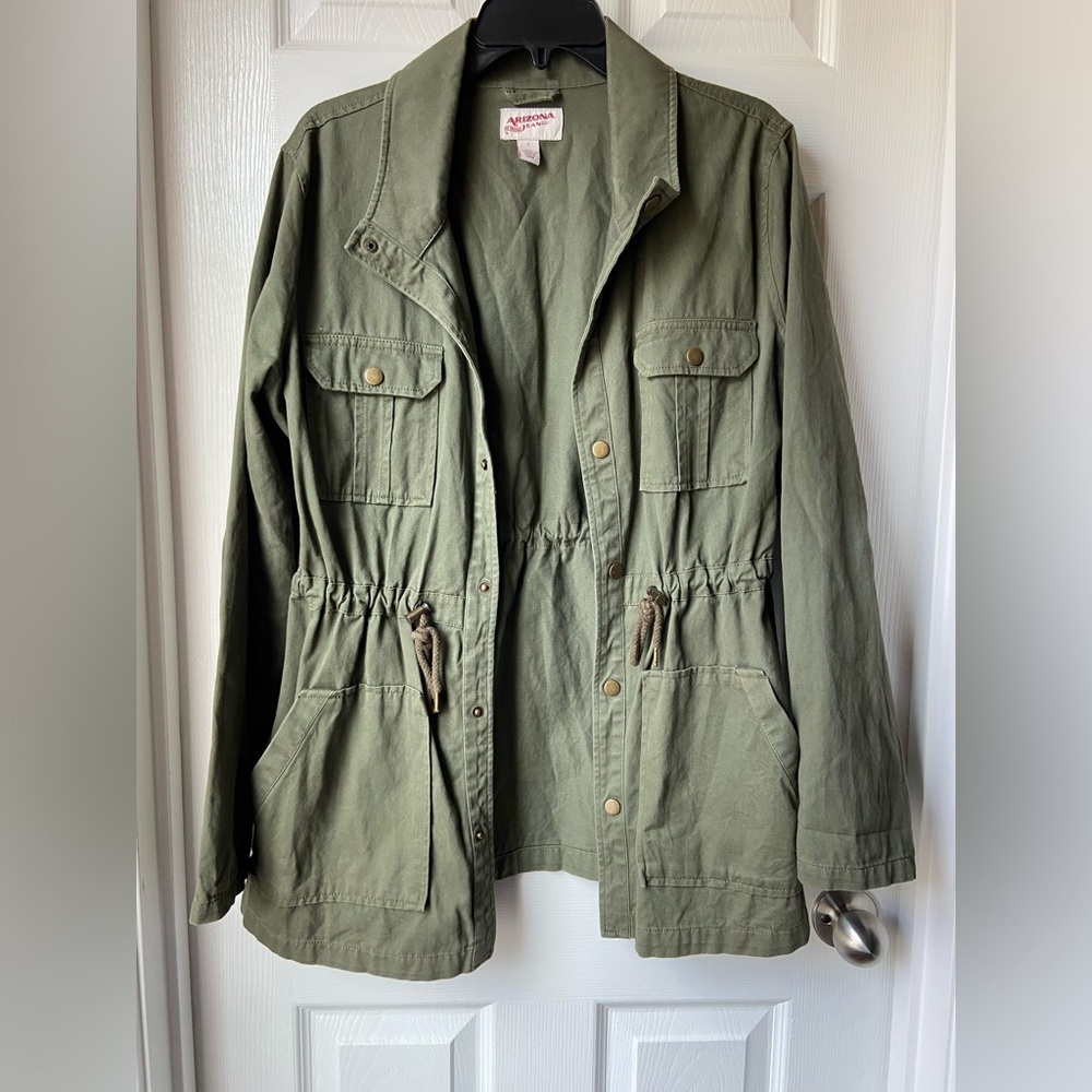 Arizona Olive Green Womens Utility Jacket